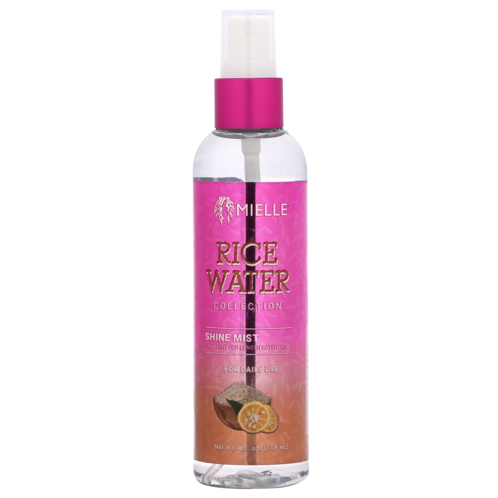 Mielle, Rice Water Collection, Shine Mist, 4 fl oz (118 ml) - Image 1
