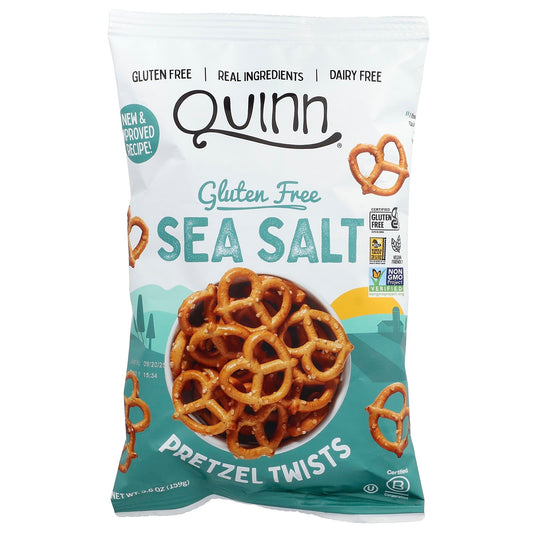 Quinn Snacks, Pretzel Twists, Sea Salt, 5.6 oz (159 g) - Image 1