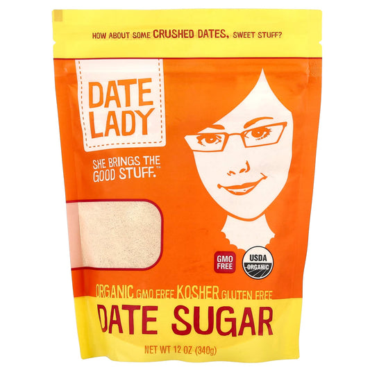 Date Lady USDA Organic Date Sugar, 12 oz (340g) - Image 1