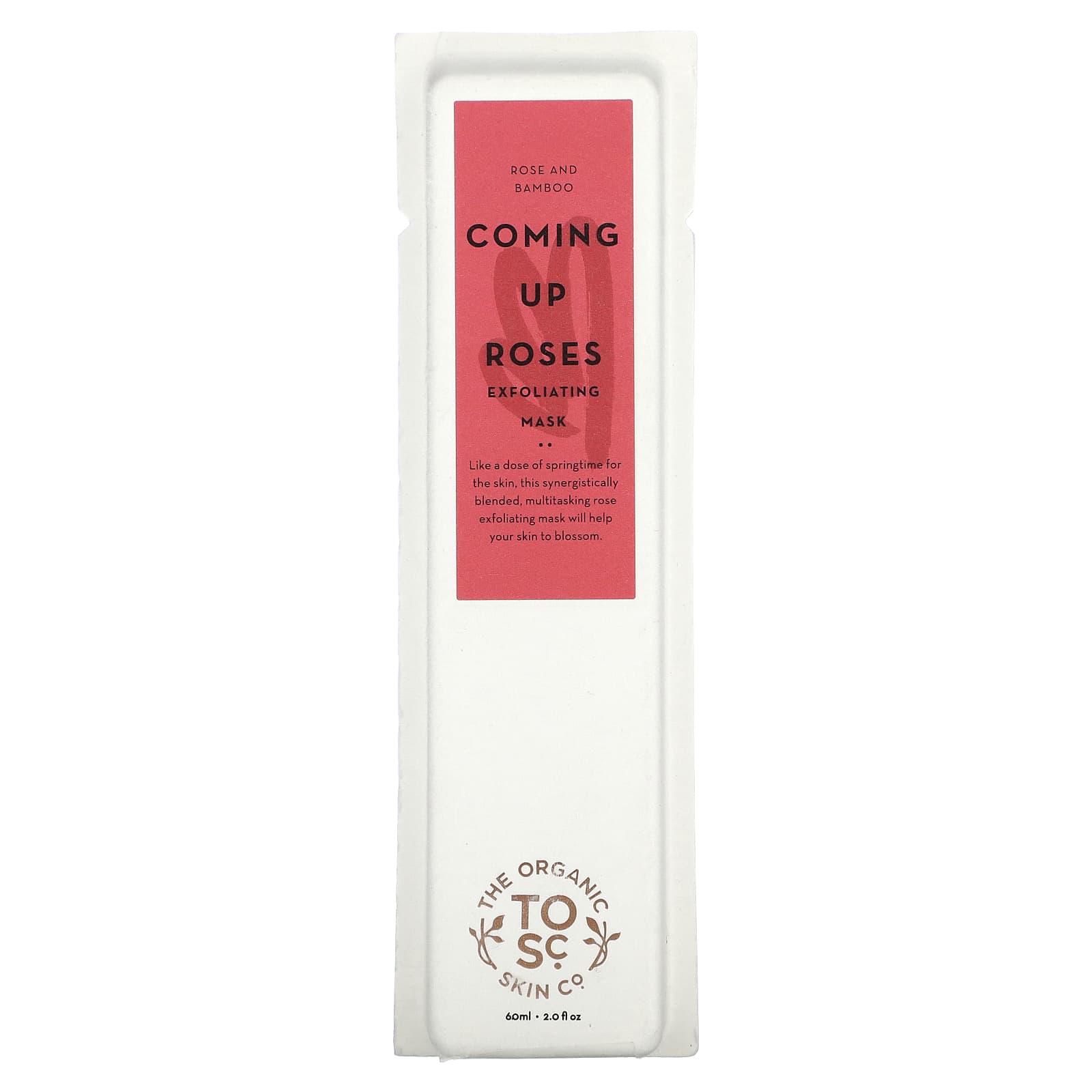The Organic Skin Co., Coming Up Roses Exfoliating Beauty Mask, Rose and Bamboo, 2 fl oz (60 ml) - Image 2