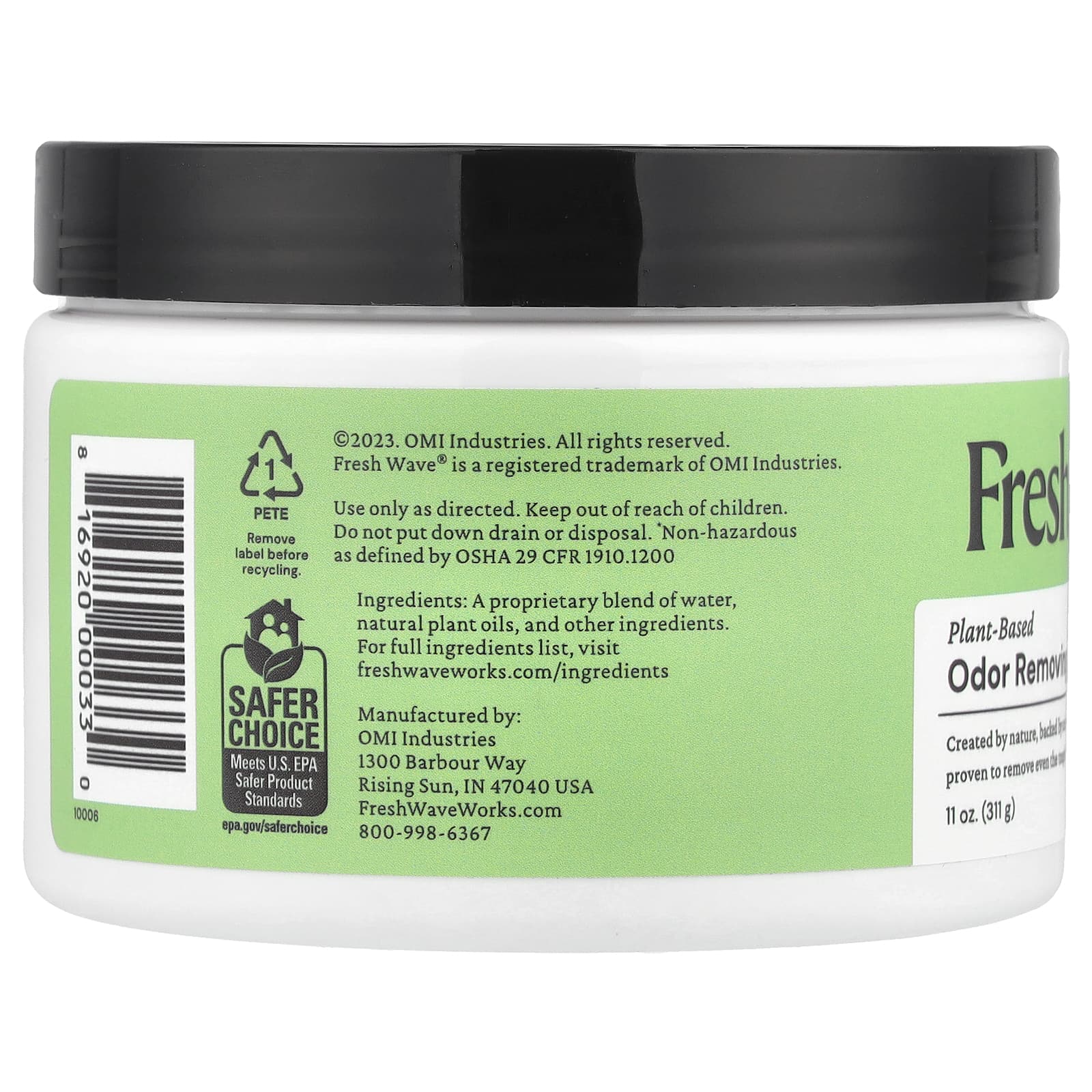 Plant-Based Odor Removing Gel | Fresh Wave, 11 oz (311 g) - Image 2