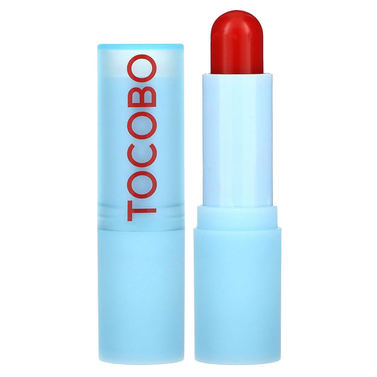 Tocobo, Glass Tinted Lip Balm, 011 Flush Cherry, 0.12 oz (3.5 g) - Image 1