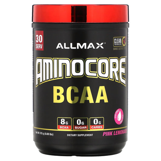 ALLMAX BCAA Supplement, 8g BCAA, 9:6:5 Ratio, Unflavored - Image 1