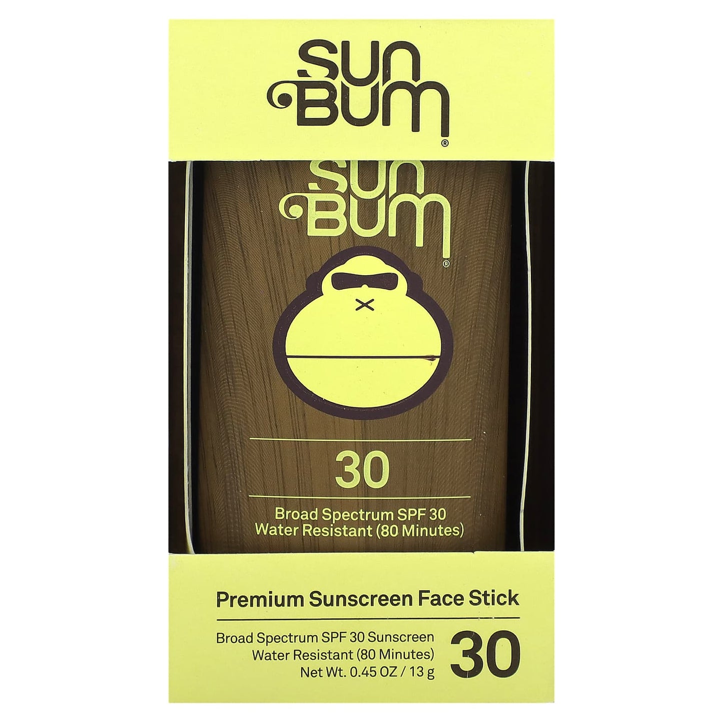 Sun Bum, Premium Sunscreen Face Stick, SPF 30 , 0.45 oz (13 g) - Image 2