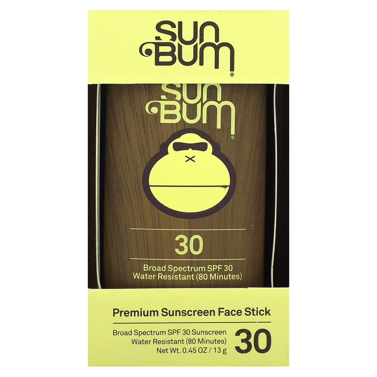 Sun Bum, Premium Sunscreen Face Stick, SPF 30 , 0.45 oz (13 g) - Image 2