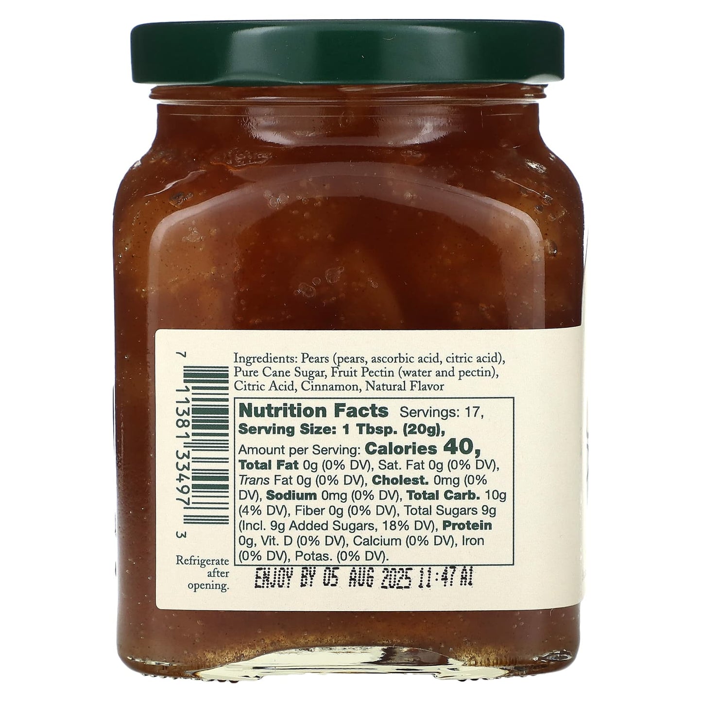 Stonewall Kitchen, Cinnamon Pear Jam, 12 oz (340 g) - Image 2