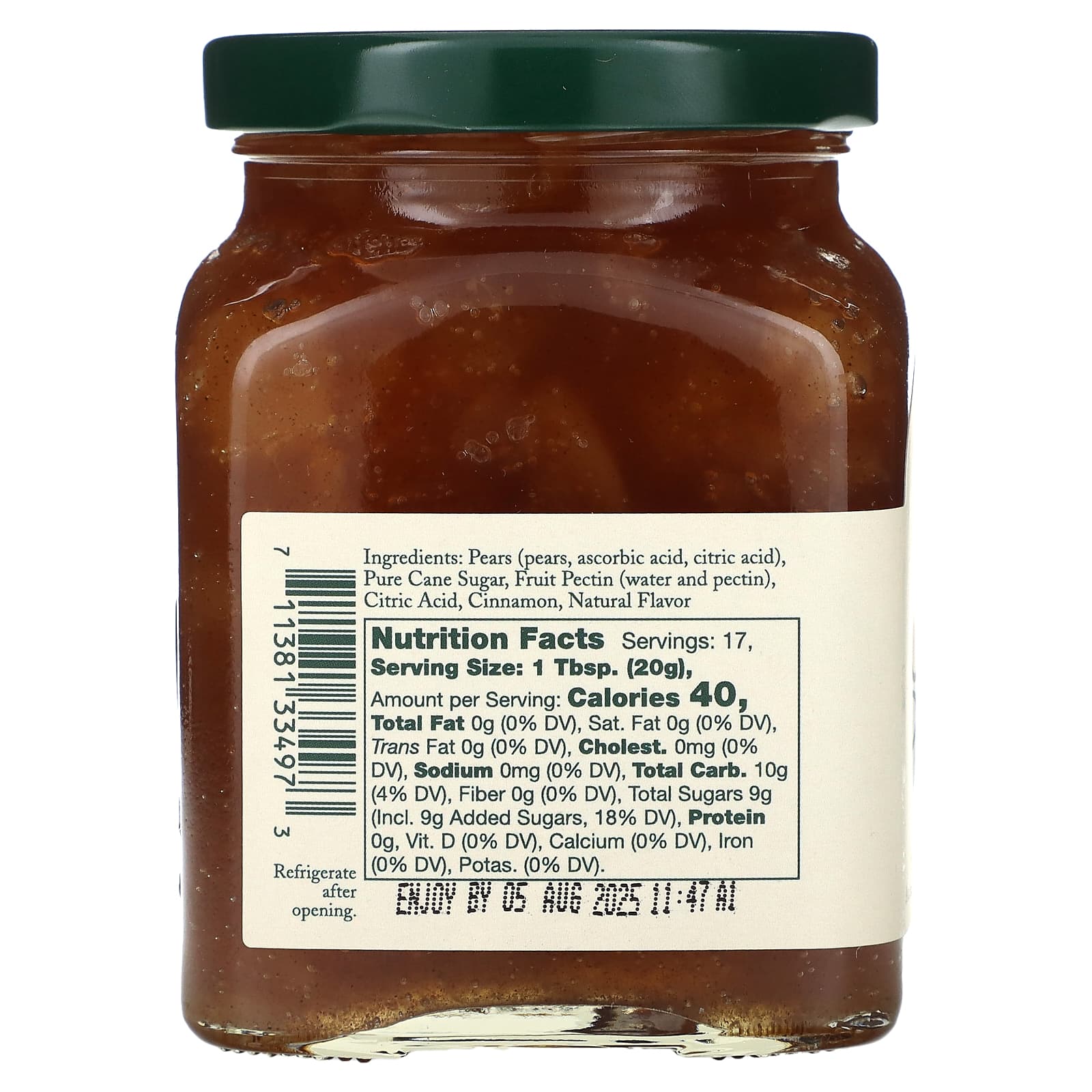 Stonewall Kitchen, Cinnamon Pear Jam, 12 oz (340 g) - Image 2