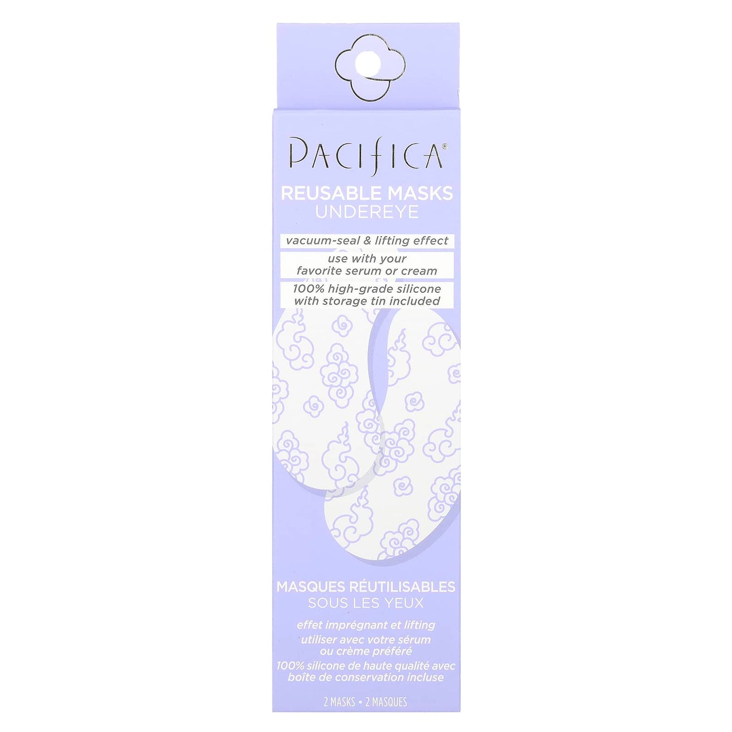 Pacifica, Reusable Undereye Beauty Mask, 2 Masks - Image 1