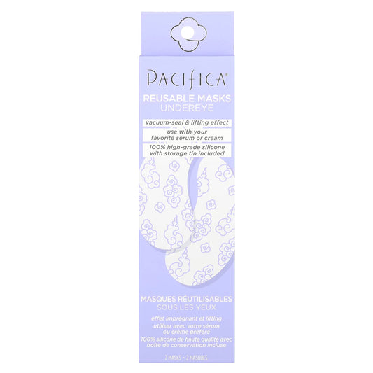 Pacifica, Reusable Undereye Beauty Mask, 2 Masks - Image 1