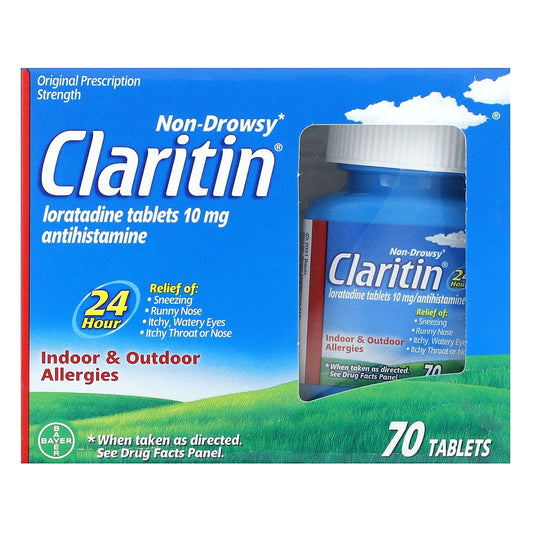 Claritin Non-Drowsy Allergy Relief, 10 mg, 70 Tablets - Image 1