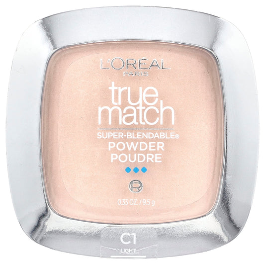 L'Oréal, True Match, Super-Blendable® Powder, C1 Light , 0.33 oz (9.5 g) - Image 1