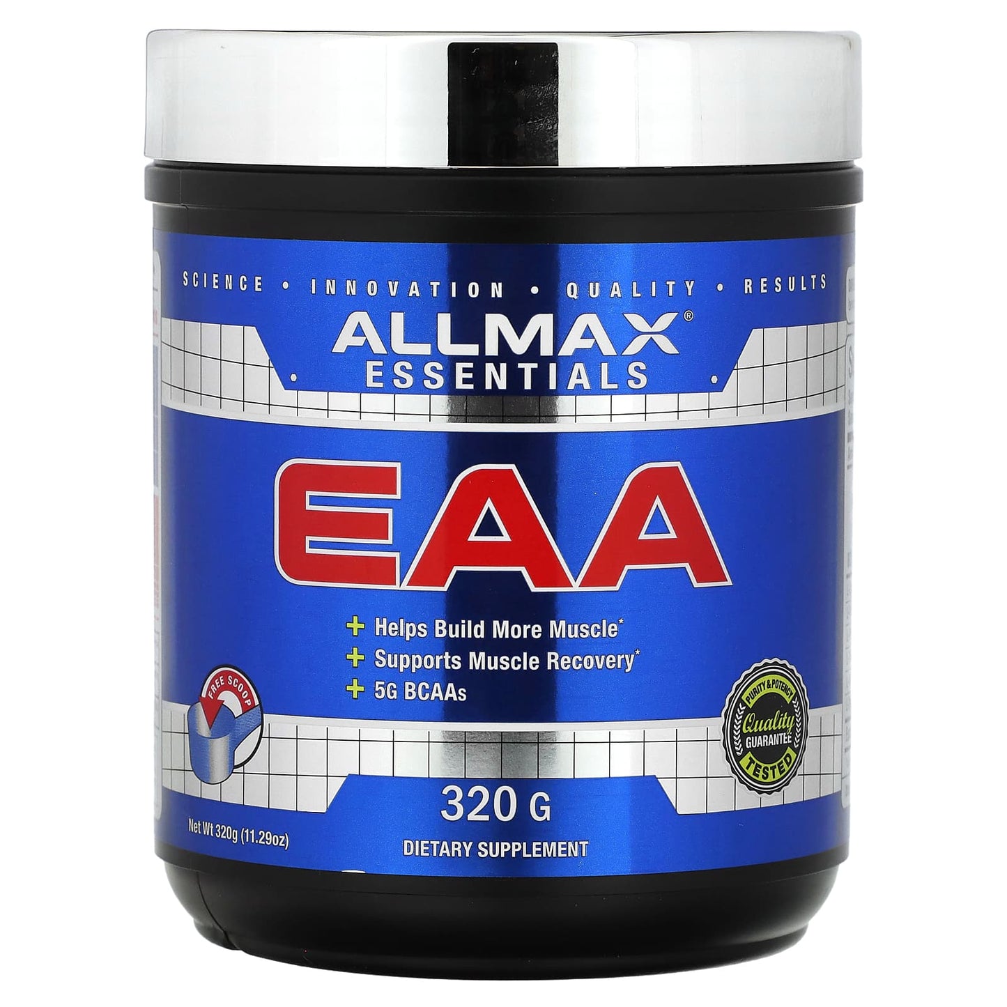 ALLMAX Essentials EAA 11.29 oz for Muscle Recovery and Growth - Image 1