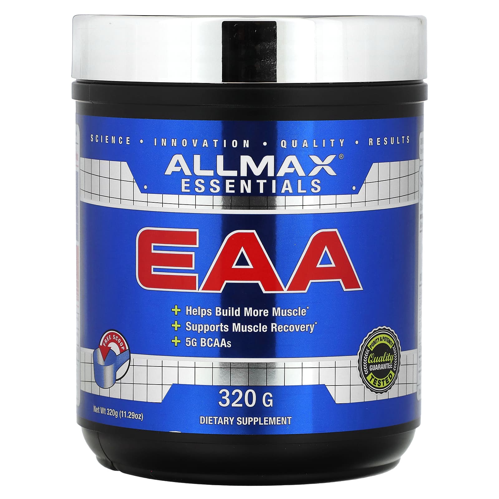 ALLMAX Essentials EAA 11.29 oz for Muscle Recovery and Growth - Image 1