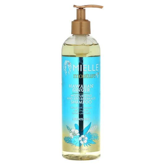 Mielle, Moisture RX, Moisturizing And Anti-Breakage Shampoo, Hawaiian Ginger, 12 fl oz (355 ml) - Image 1