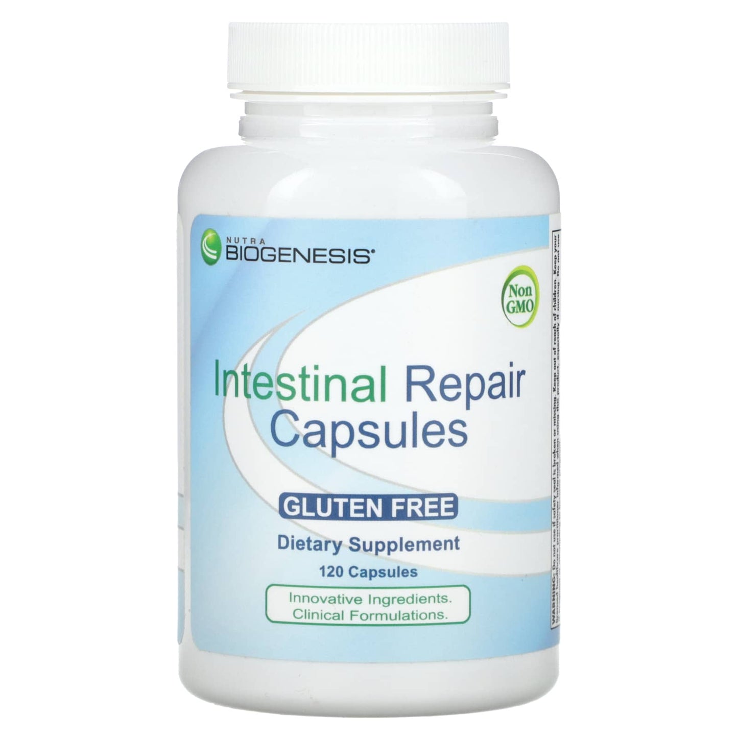 Nutra BioGenesis, Intestinal Repair Capsules, 120 Capsules - Image 1