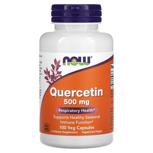 NOW Foods, Quercetin, 500 mg, 100 Veg Capsules - Image 1