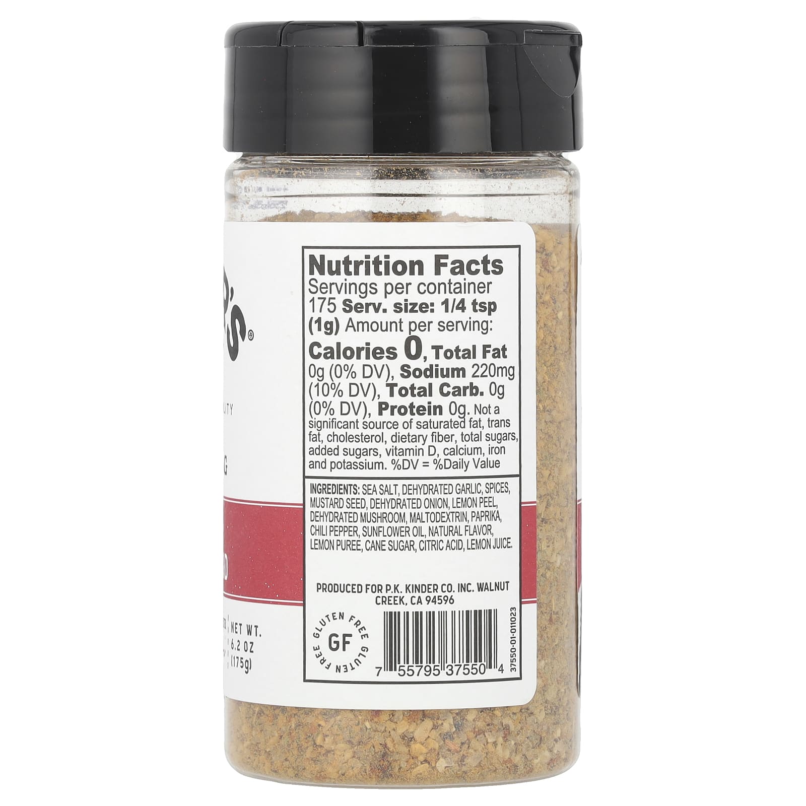 KINDER'S, Seasoning, The Steak Blend, 6.2 oz (175 g) - Image 2
