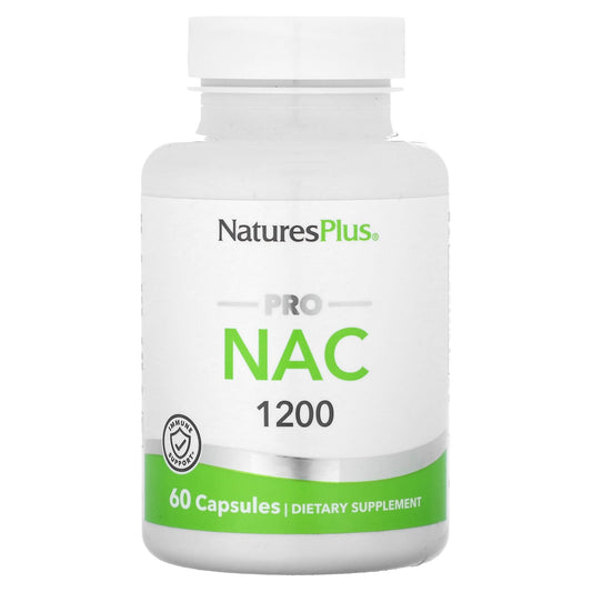 NaturesPlus, Pro NAC 1200, 60 Capsules (600 mg per Capsule) - Image 1