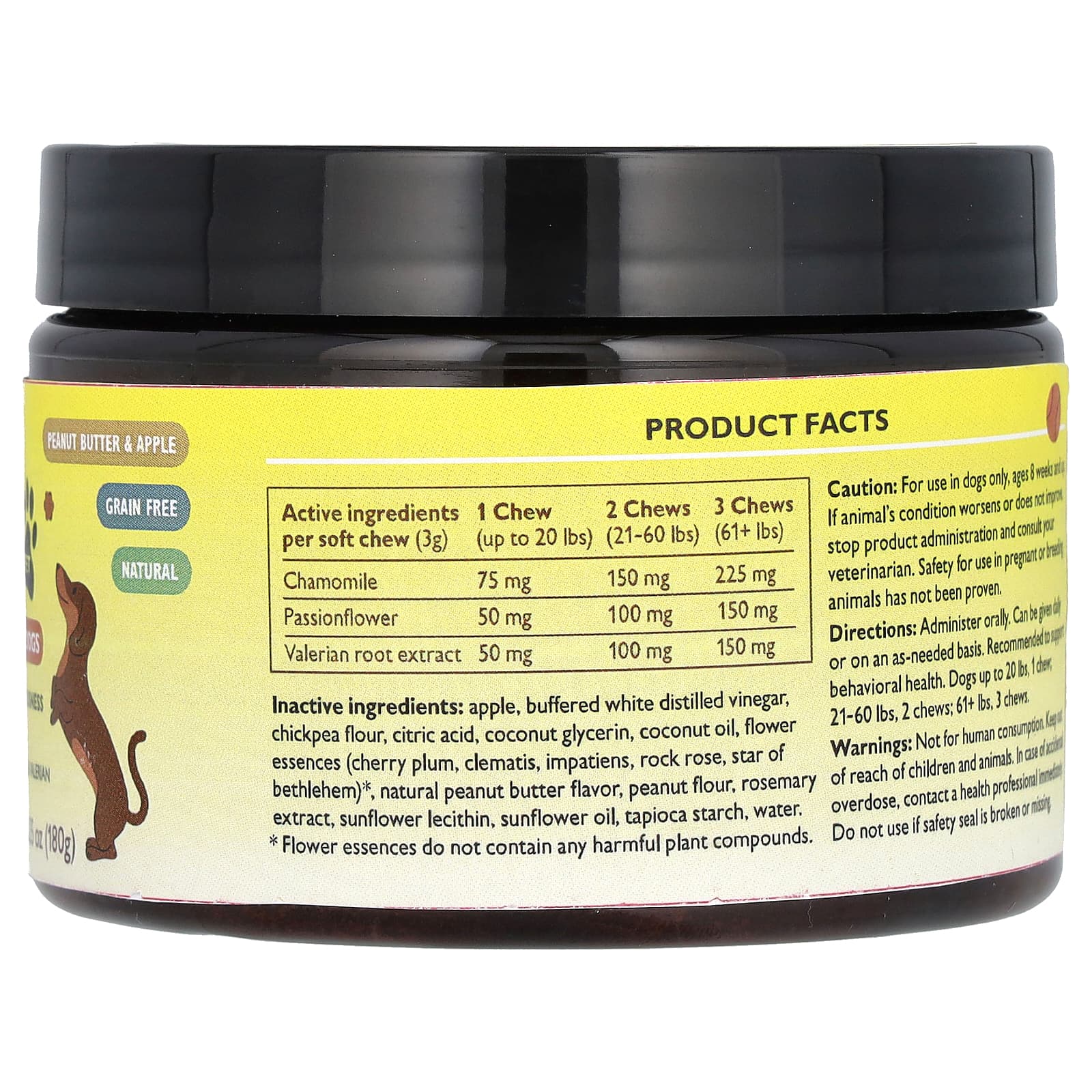 Bach Calming Chews for Dogs - Natural Stress Relief - Image 2