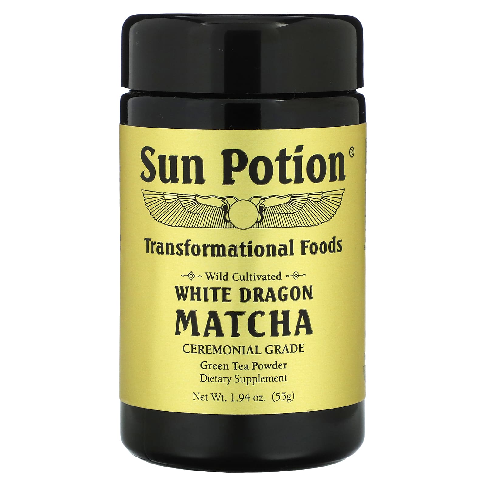 Sun Potion, Wild Cultivated, White Dragon Matcha, Ceremonial Grade, Green Tea Powder, 1.94 oz (55 g) - Image 1
