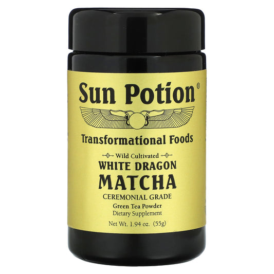 Sun Potion, Wild Cultivated, White Dragon Matcha, Ceremonial Grade, Green Tea Powder, 1.94 oz (55 g) - Image 1