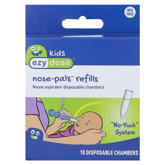 Ezy Dose Kids Nose-Pals Refills, 10 Disposable Chambers, BPA Free - Image 1