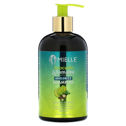 Mielle, Anti-Frizz Shampoo, Avocado & Tamanu, 12 fl oz (355 ml) - Image 1