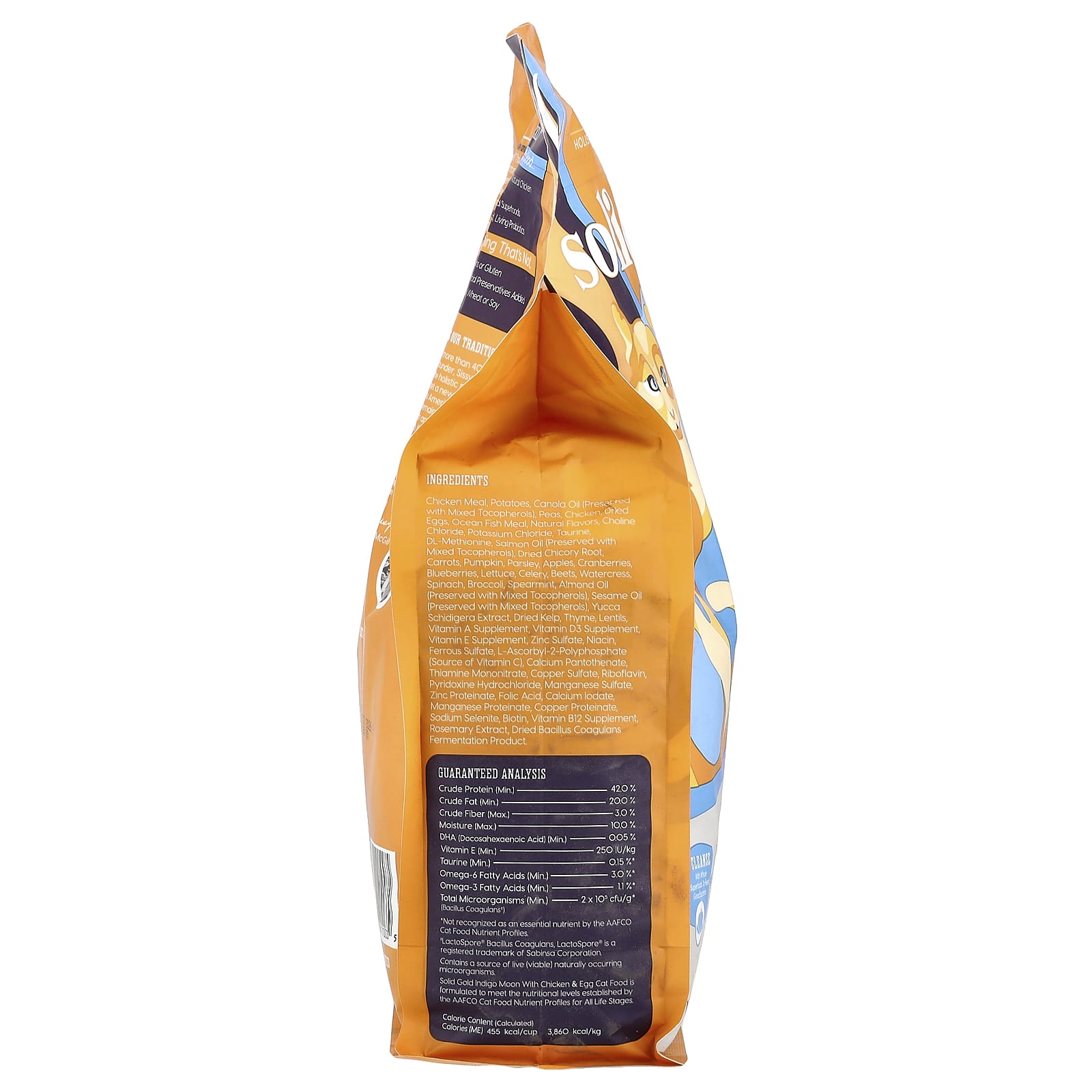 Solid Gold, Indigo Moon™, For Cats, All Stages, With Chicken & Egg, 8 lbs (1.36 kg) - Image 2