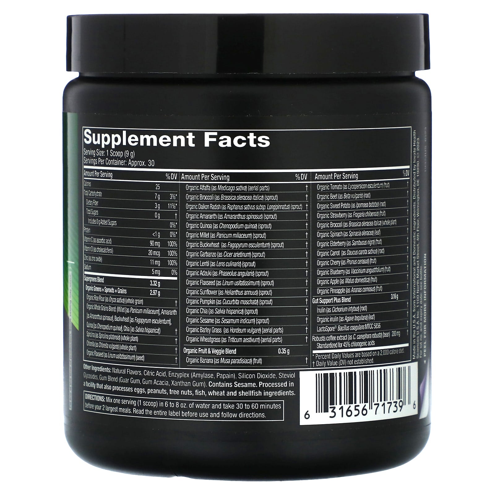 Hydroxycut Essentials Super Greens, 9.44 oz - Boost Gut & Immune Health - Image 2