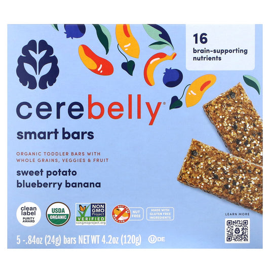 Cerebelly Organic Toddler Bars for Brain Development - Image 1