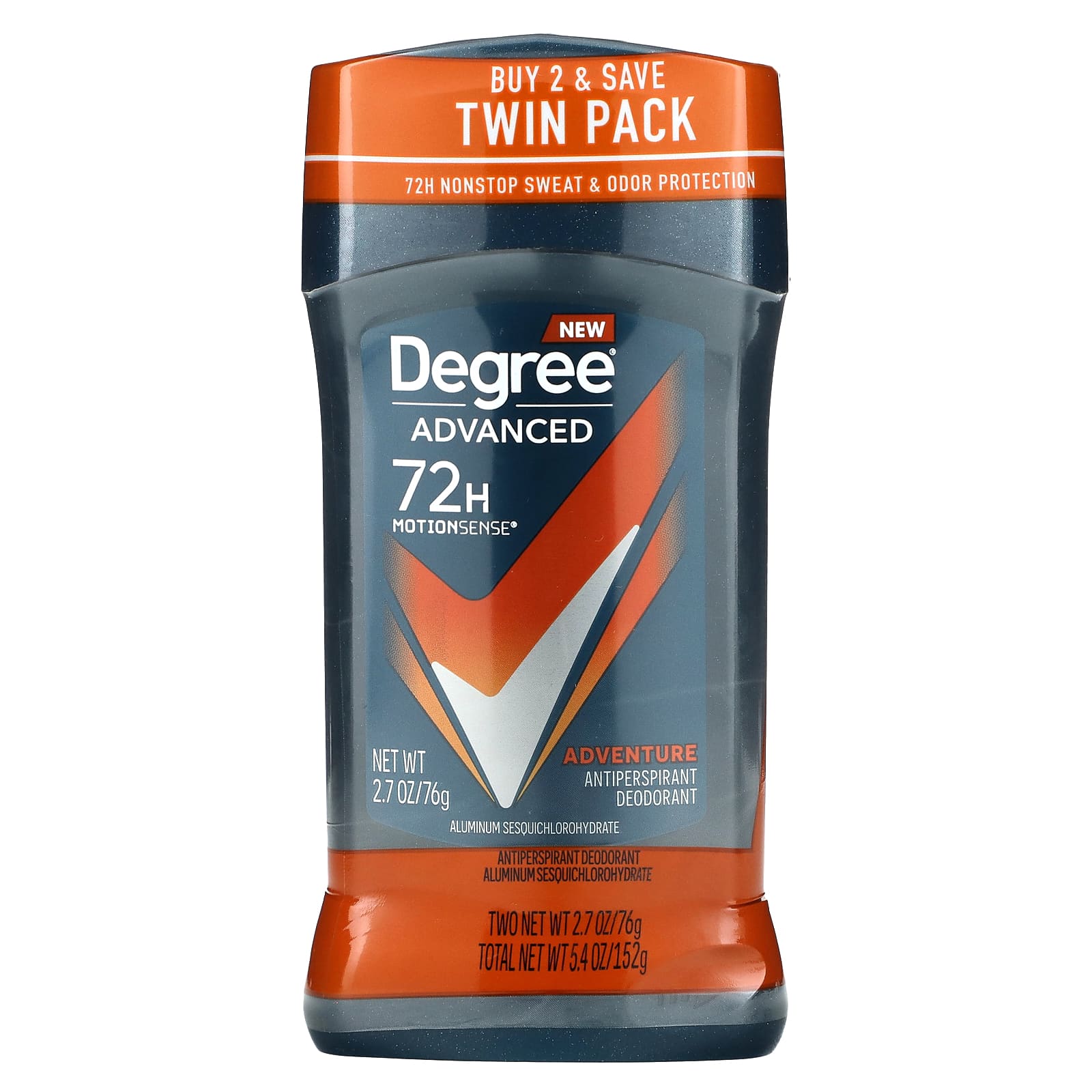 Degree Advanced 72 Hour MotionSense Antiperspirant Deodorant 2 Pack - Image 2