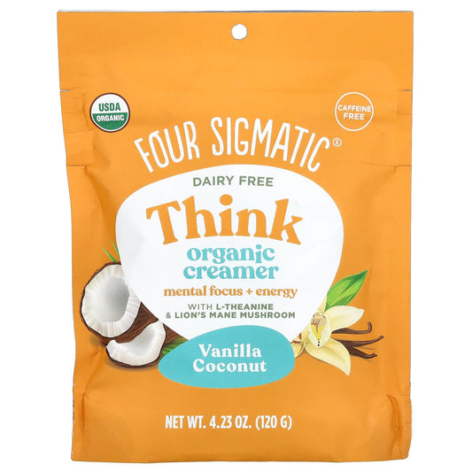 Boost Mental Focus with Four Sigmatic Organic Vanilla Coconut Creamer - Image 1