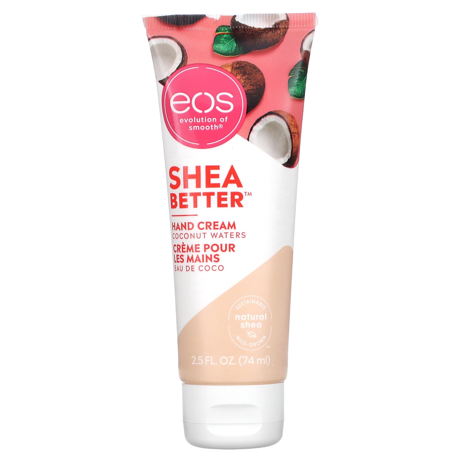 EOS Shea Better Hand Cream, Coconut & Shea Hydration - 2.5 oz - Image 1