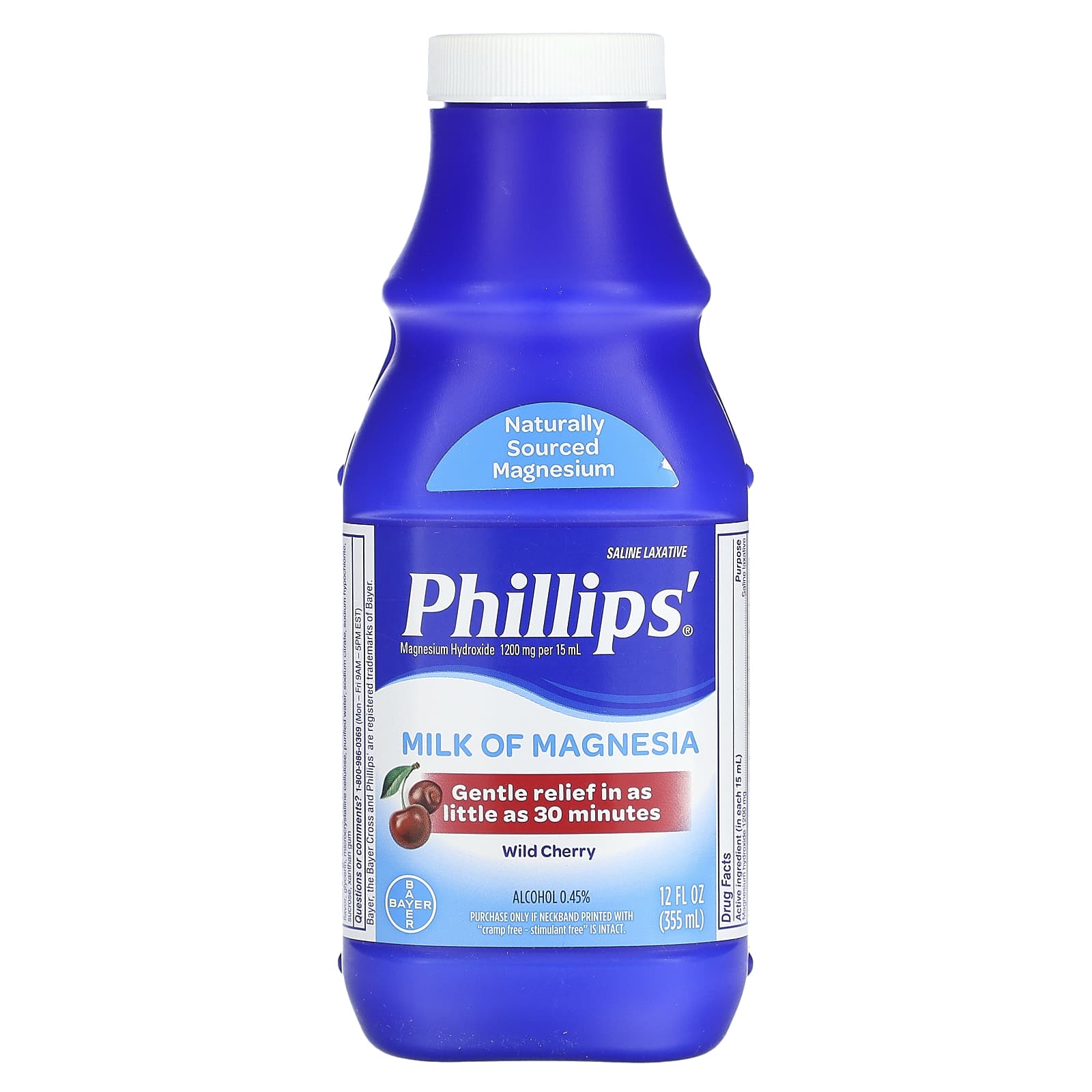 Phillip's, Milk of Magnesia, Wild Cherry, 12 fl oz (355 ml) - Image 1