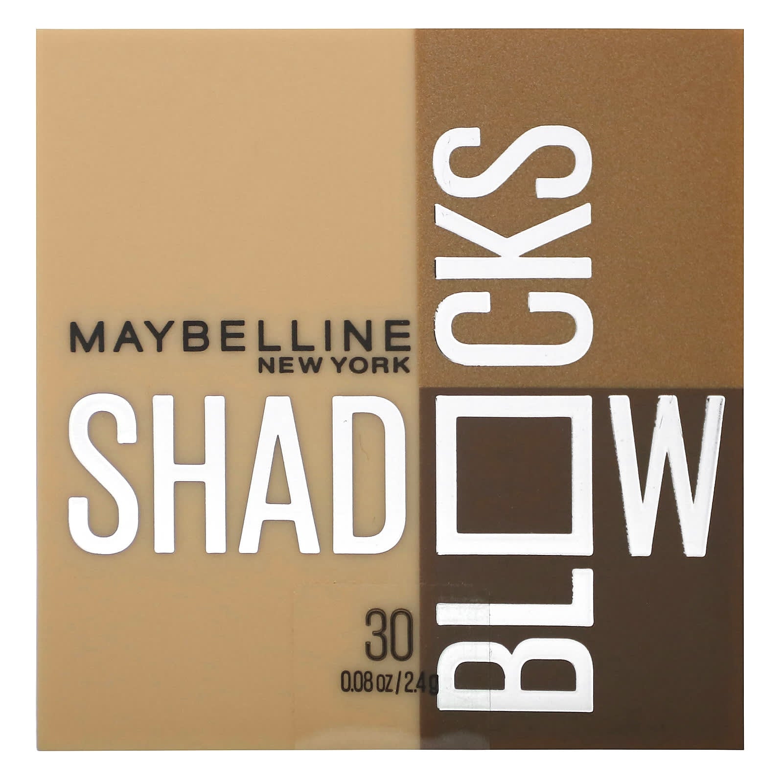 Maybelline, Shadow Blocks, 30 North 3rd & Bedford Ave, 0.08 oz (2.4 g) - Image 1