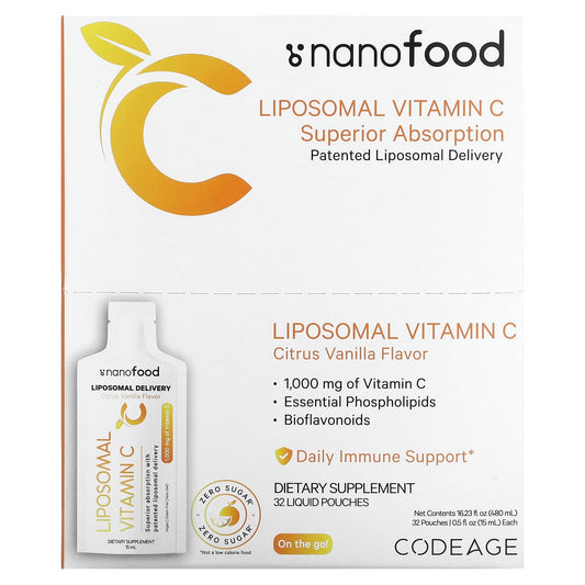 CodeAge Liposomal Vitamin C - Immune Support Supplement - Image 1