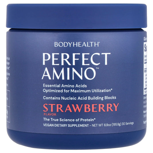 Perfect Amino Strawberry Dietary Supplement for Lean Muscle &amp; Recovery - Image 1