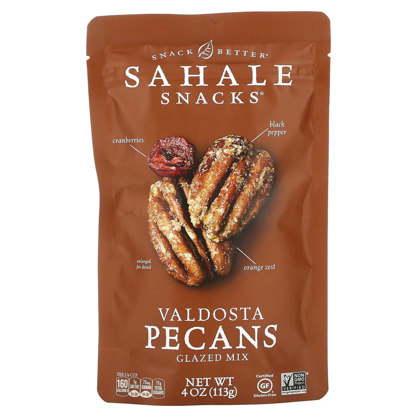 Sahale Snacks, Glazed Mix, Valdosta Pecans, 4 oz (113 g) - Image 1