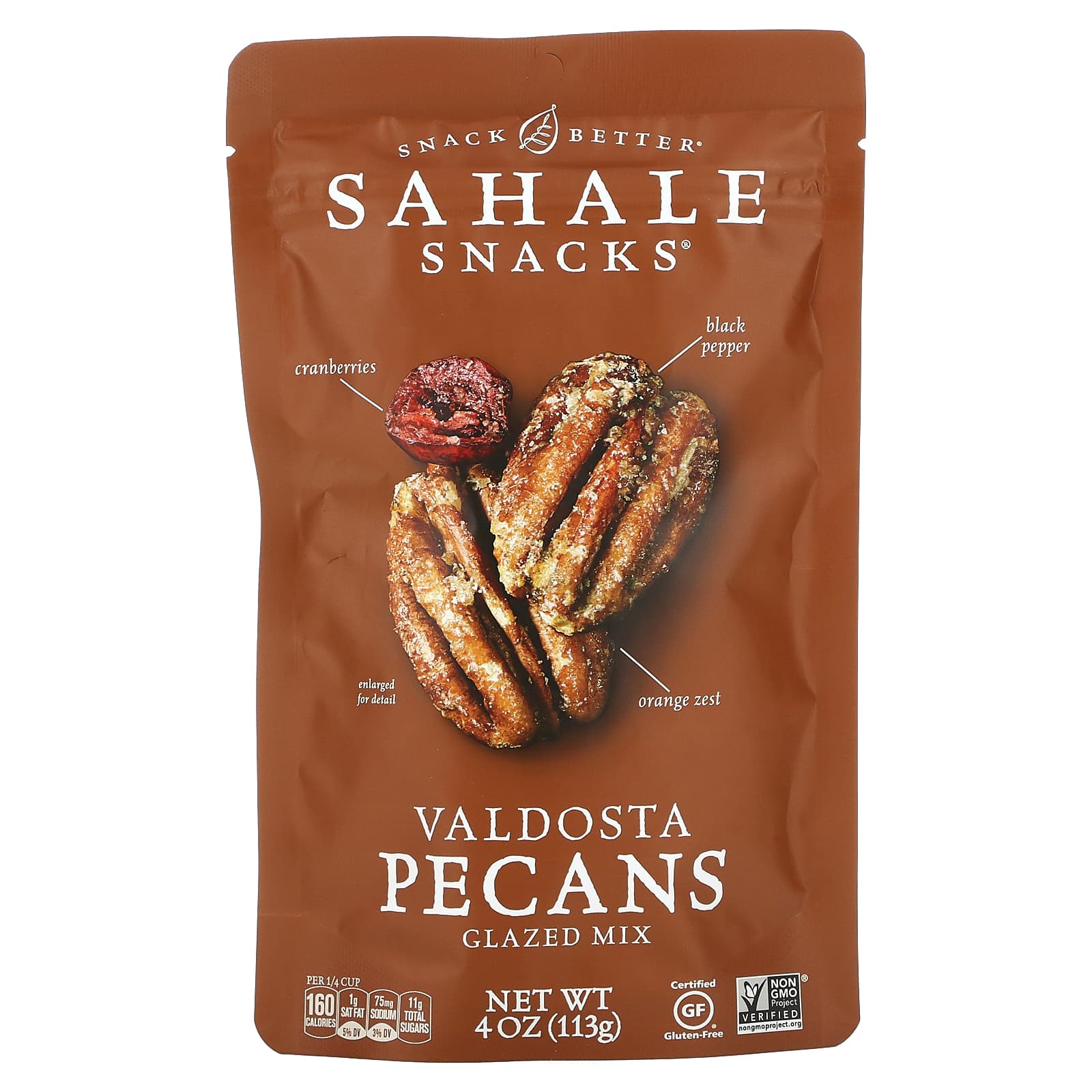 Sahale Snacks, Glazed Mix, Valdosta Pecans, 4 oz (113 g) - Image 1