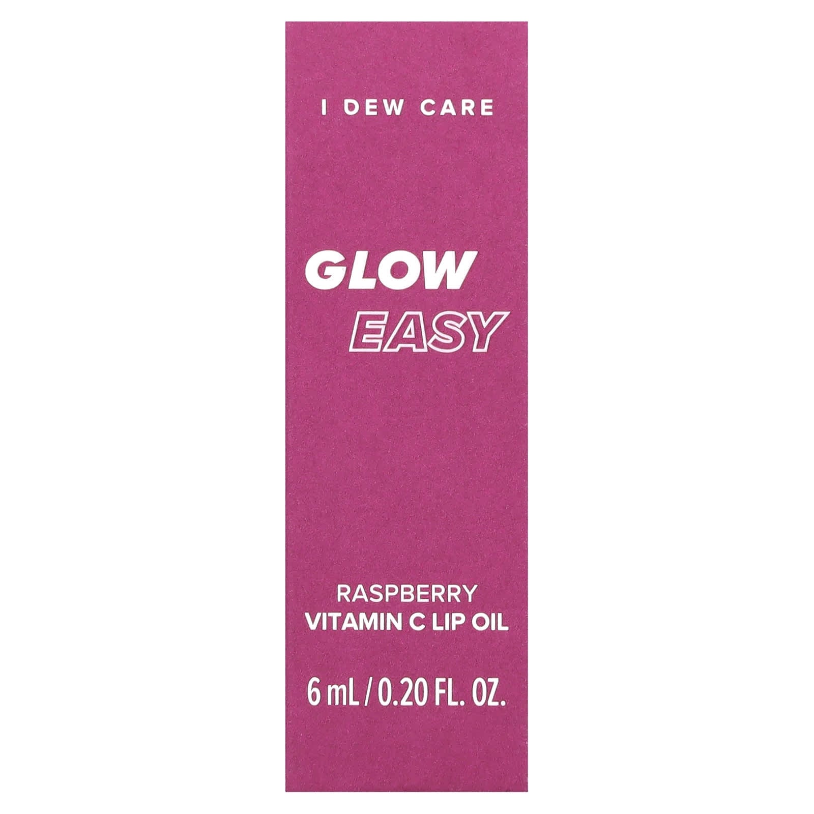 Glow Easy Lip Oil by I Dew Care, Vitamin C & Natural Raspberry Flavor - Image 2