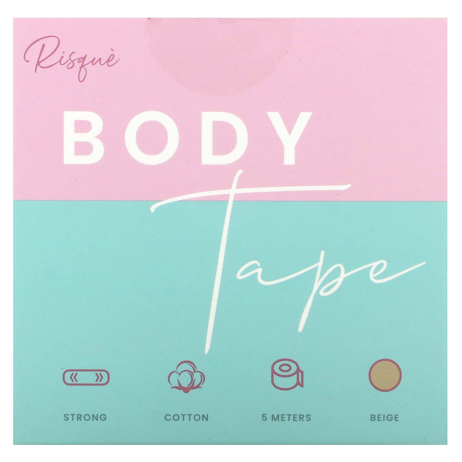 Risque, Body Tape, Beige, 1 Roll, 5 Meters - Image 1