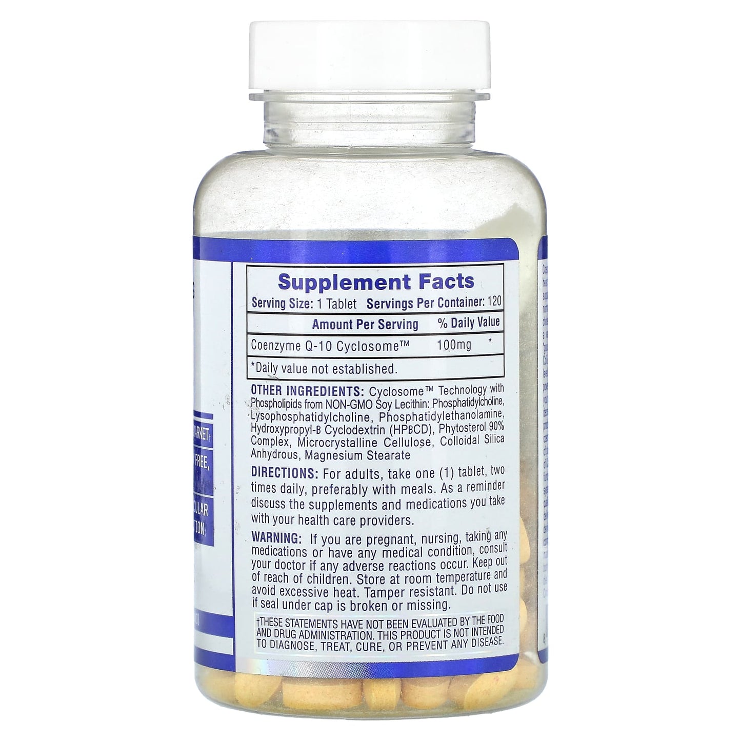 Hi Tech Pharmaceuticals CoQ-10 100mg with Cyclosome Delivery - Image 2