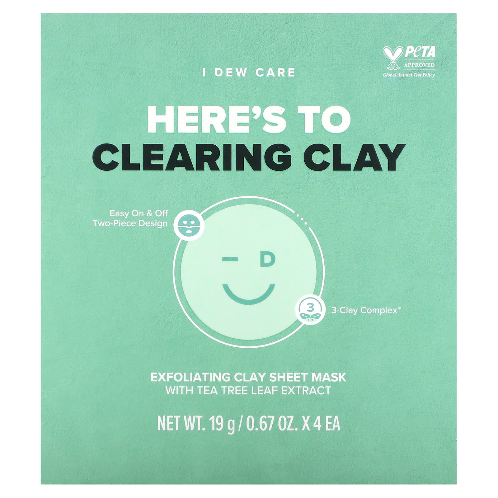 Clear Skin Guaranteed: I Dew Care 3-Clay Exfoliating Mask - Image 2