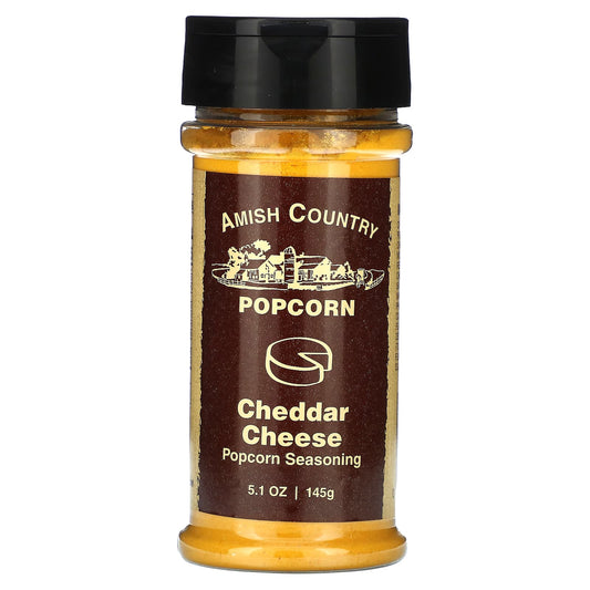 Authentic Amish Cheddar Cheese Popcorn Seasoning, 5.1 oz - Image 1