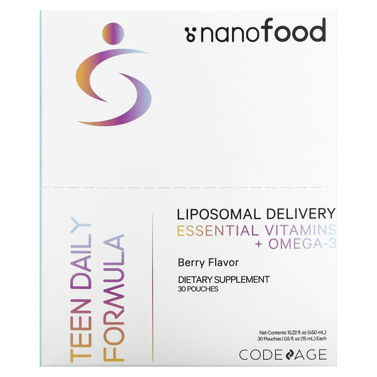 CodeAge Teen Daily Formula - Liposomal Multivitamins for Teens - Image 1