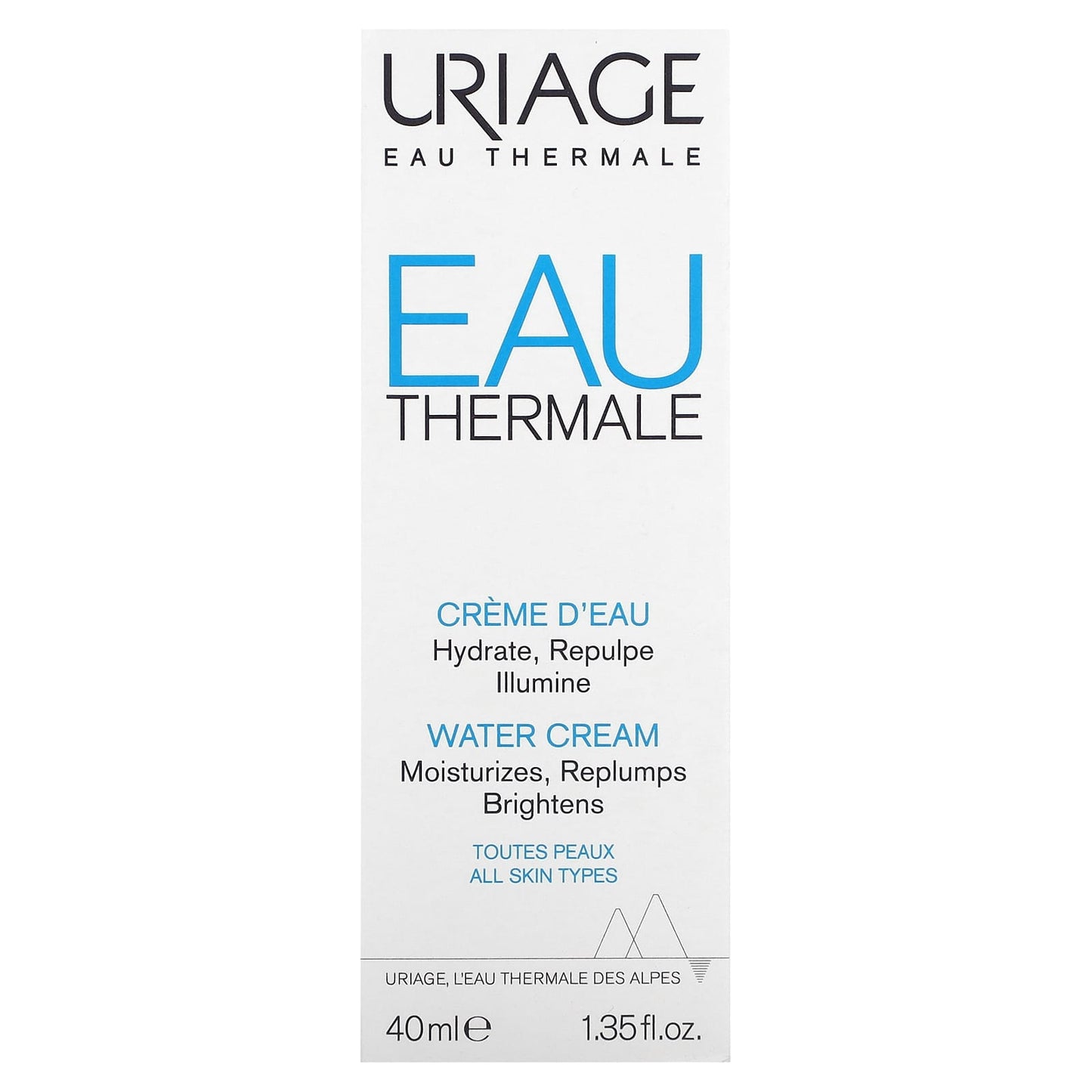Uriage, Eau Thermale, Water Cream, 1.35 fl oz (40 ml) - Image 2