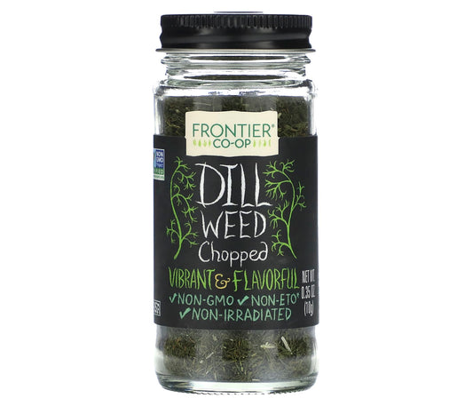 Frontier Co-op Chopped Dill Weed, Non-GMO, Kosher, 0.35 oz - Image 1