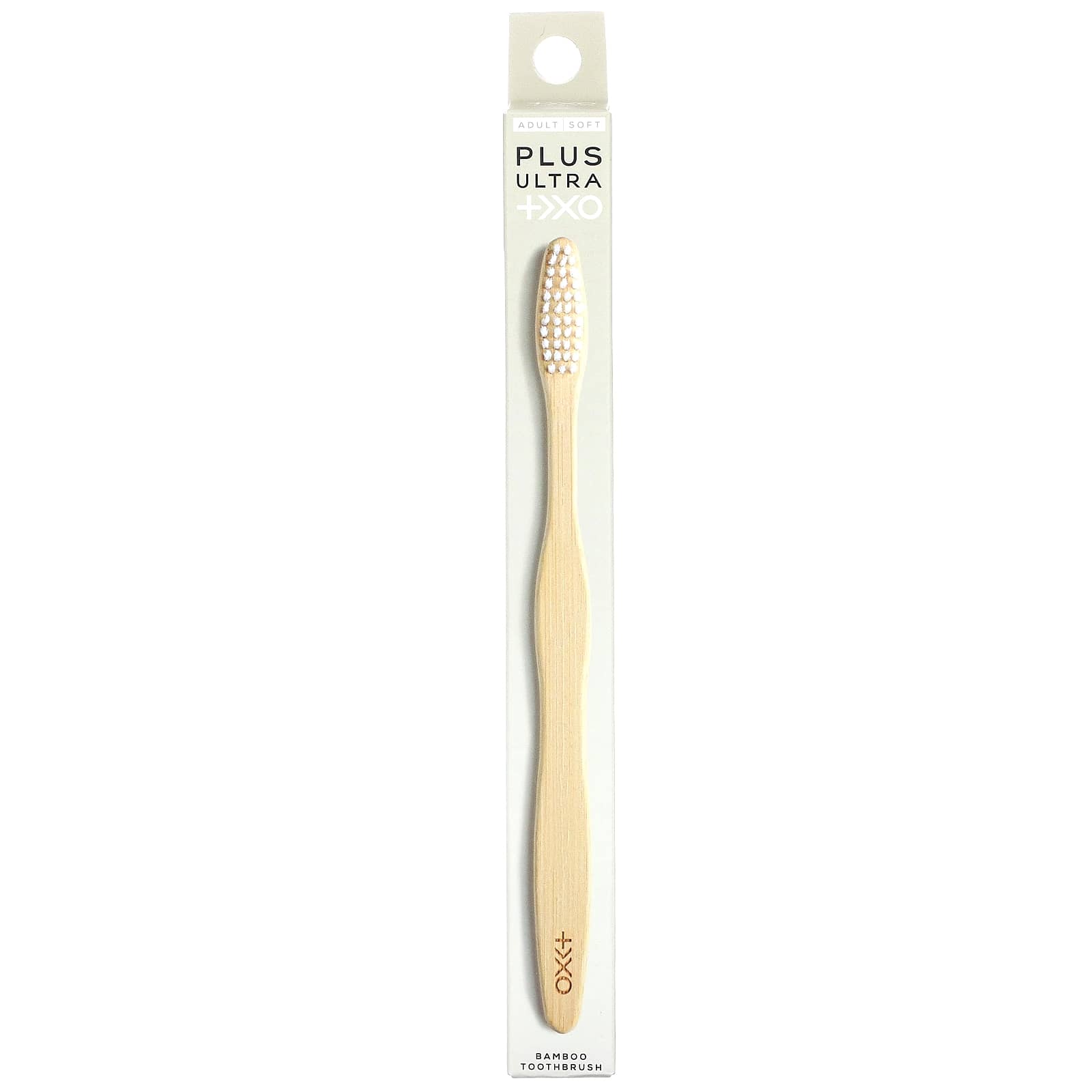 Plus Ultra, Bamboo Toothbrush, +>XO, Adult, Soft, 1 Toothbrush - Image 1