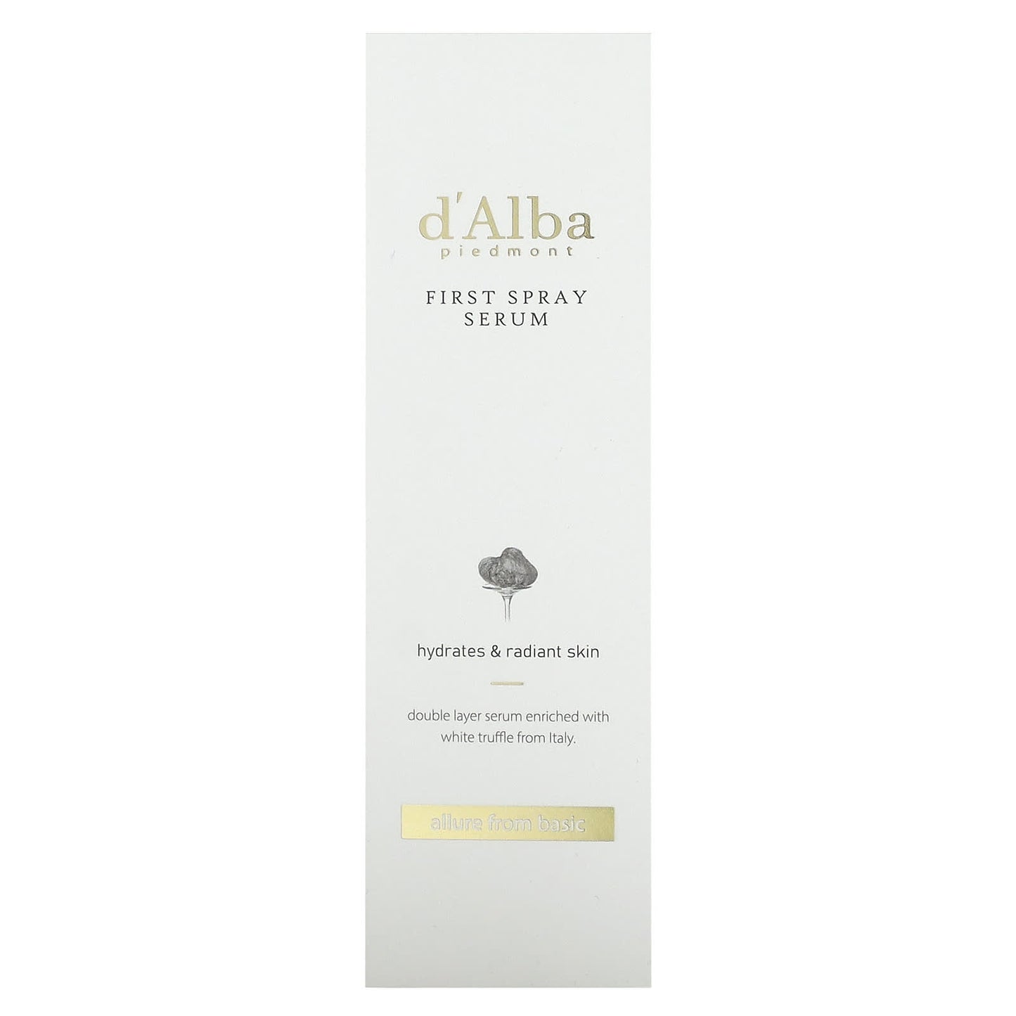 d'Alba White Truffle Serum Spray, Hydrating & Radiant Skin, 3.38 fl oz - Image 2