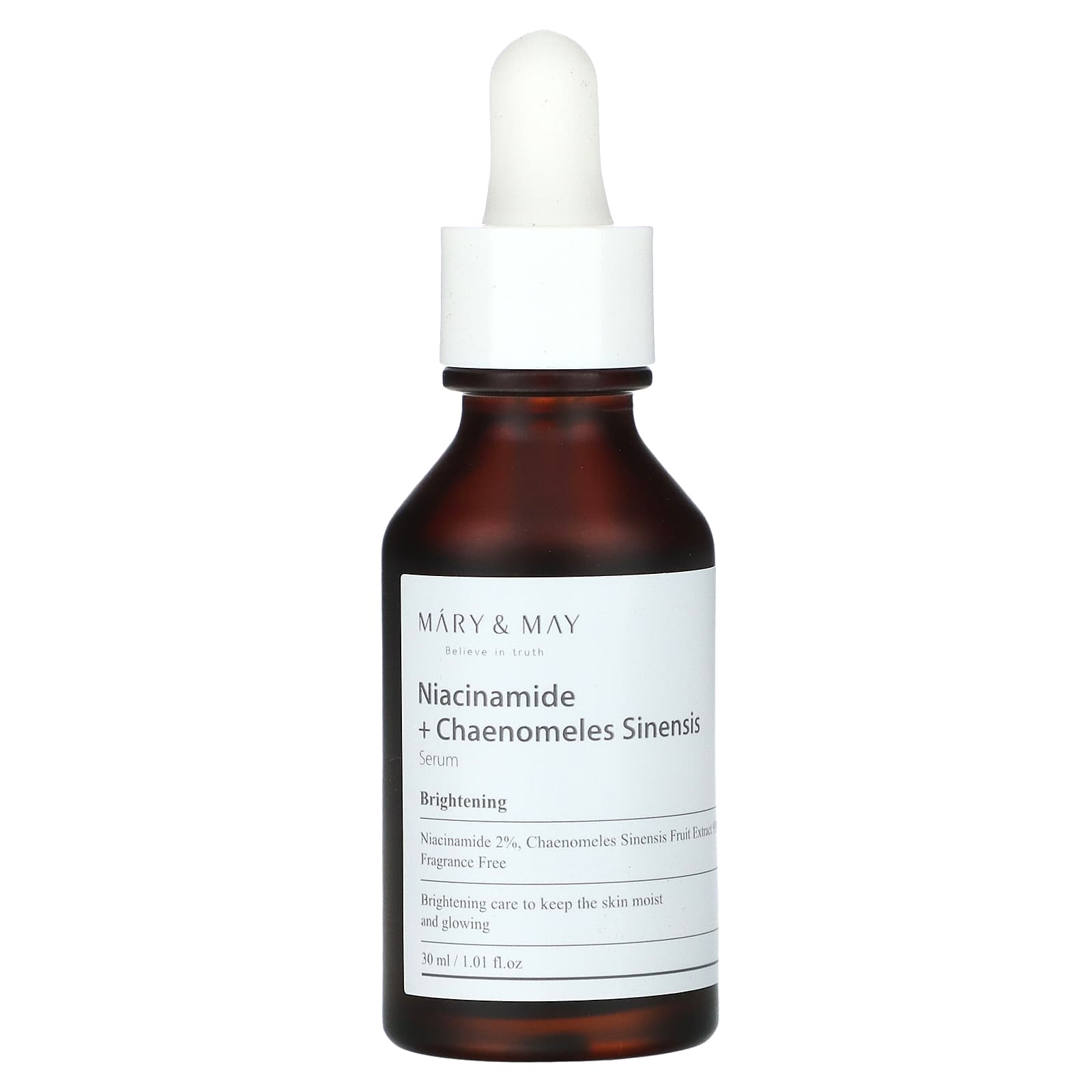 Mary & May, Niacinamide + Chaenomeles Sinensis, Serum, 1.01 fl oz (30 ml) - Image 1